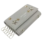 Grey Leather Jimmy Choo Key Holder