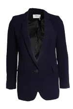 Blue Polyester Ba&sh Blazer