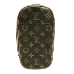 Brown Canvas Louis Vuitton Pochette Gange