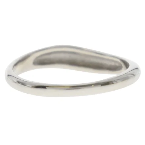 Silver Platinum Mikimoto Ring