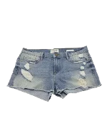 Blue Cotton FRAME Shorts