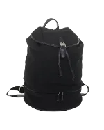 Black Canvas Bally Backpack