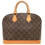 Brown Canvas Louis Vuitton Alma