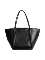 Black Leather Alaïa Tote