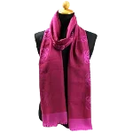 Purple Wool Loewe Scarf