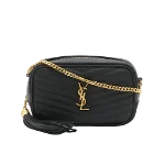 Black Leather Saint Laurent Shoulder Bag