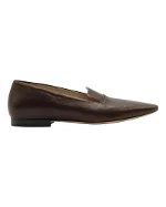 Brown Leather Theory Flats