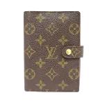 Brown Canvas Louis Vuitton Agenda