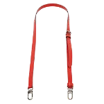 Red Leather Louis Vuitton Shoulder Strap