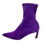 Purple Suede Stuart Weitzman Boots