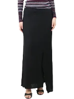 Black Linen Yohji Yamamoto Skirt