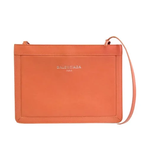 Orange Leather Balenciaga Shoulder Bag
