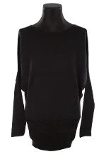 Black Viscose Barbara Bui Sweater