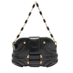 Black Leather Alexander McQueen Shoulder Bag