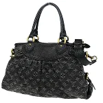 Black Denim Louis Vuitton Neo Cabby