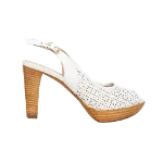 White Leather Fratelli Rossetti Heels