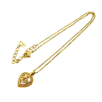 Gold Metal Dior Necklace