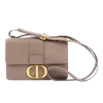 Beige Leather Dior Shoulder Bag