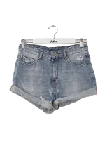 Blue Cotton Anine Bing Shorts