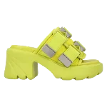 Yellow Leather Bottega Veneta Mules