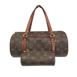 Brown Fabric Louis Vuitton Papillon