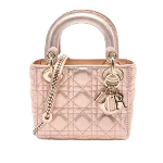 Pink Leather Dior Lady Dior