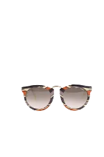 Brown Plastic Emilio Pucci Sunglasses