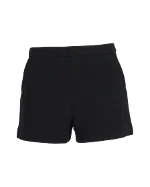 Black Wool Moschino Shorts