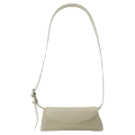 White Leather Jil Sander Shoulder Bag