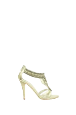 Gold Leather Giuseppe Zanotti Sandals