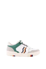 White Leather Missoni Sneakers