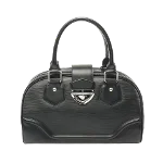 Black Leather Louis Vuitton Montaigne