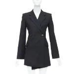 Black Wool Helmut Lang Blazer