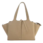 Beige Leather Celine Tote