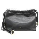 Black Polyester A.P.C. Shoulder Bag