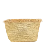 Beige Fabric Cult Gaia Clutch