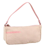 Pink Canvas Prada Pouch