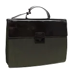 Brown Nylon Prada Briefcase