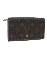 Brown Canvas Louis Vuitton Porte Monnaie