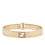 Gold Metal Fendi Bracelet