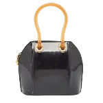Black Leather Nina Ricci Handbag