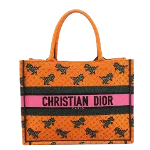 Green Canvas Dior Book Tote