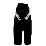 Black Wool John Galliano Pants