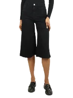 Black Cotton FRAME Shorts