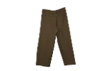 Brown Cotton Prada Pants