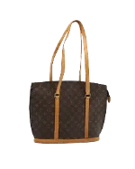 Brown Canvas Louis Vuitton Tote 