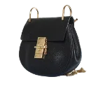 Black Leather Chloé Crossbody Bag