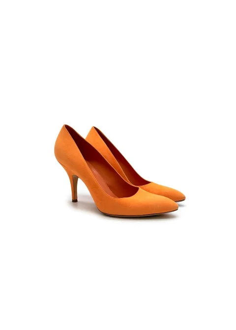 Orange Suede Hermès Heels