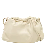 Beige Leather Mansur Gavriel Shoulder Bag