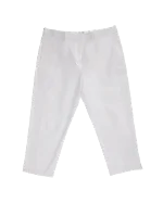 White Cotton Jil Sander Pants